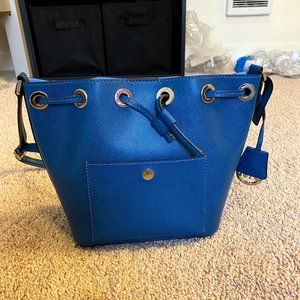 Michael Kors Blue Bucket Bag